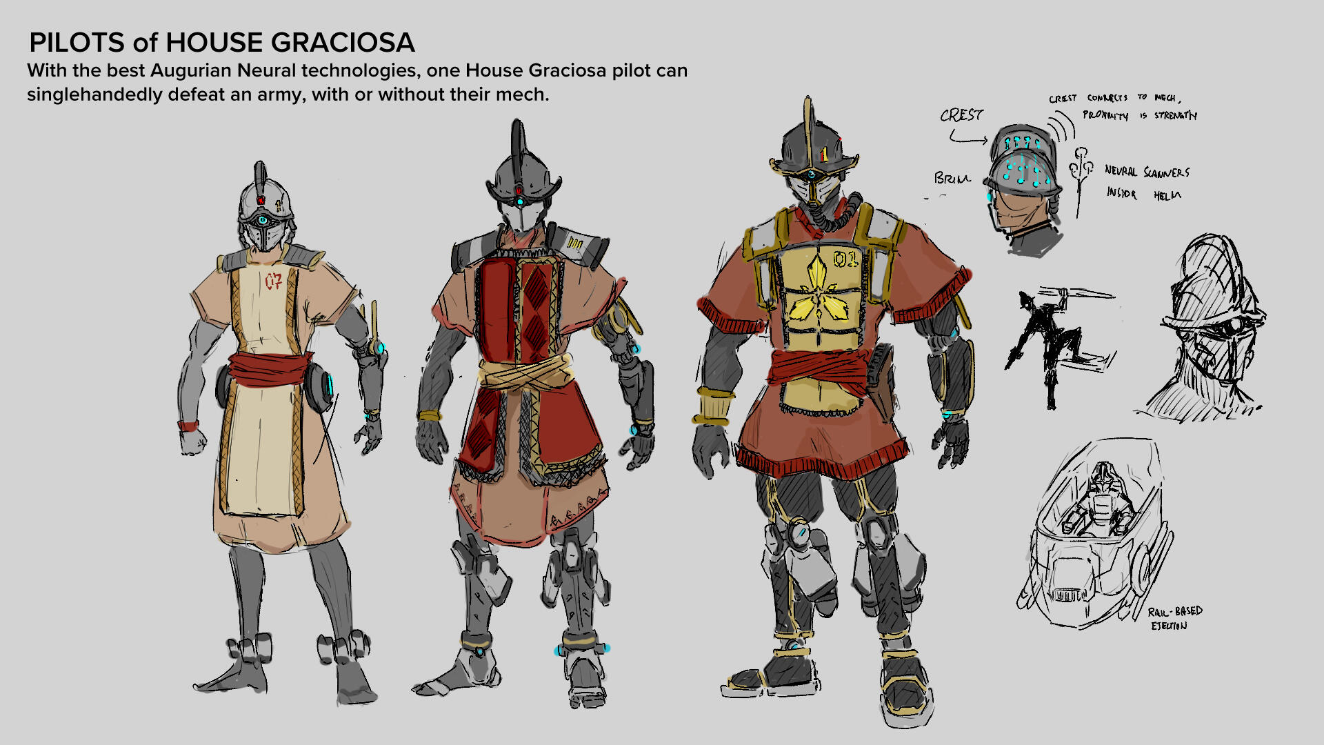 Concept Art - Pilots of House Graciosa